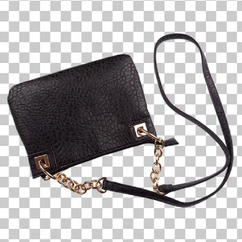 Mẫu túi đen cutout