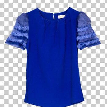 Mẫu trang phục phụ nữ màu xanh