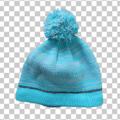 Cắt nền mũ đan cho trẻ em