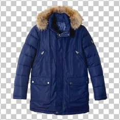 Cắt nền áo khoác